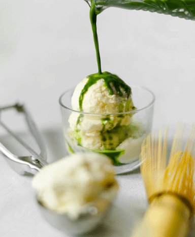 Matcha Affogato (Green tea with Ice - Cream)