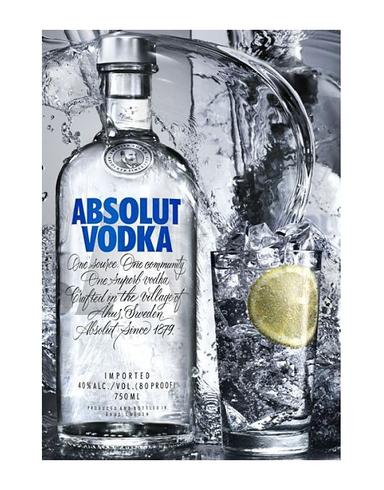  Vodka ''Absolut'' 1 Shot /40ml